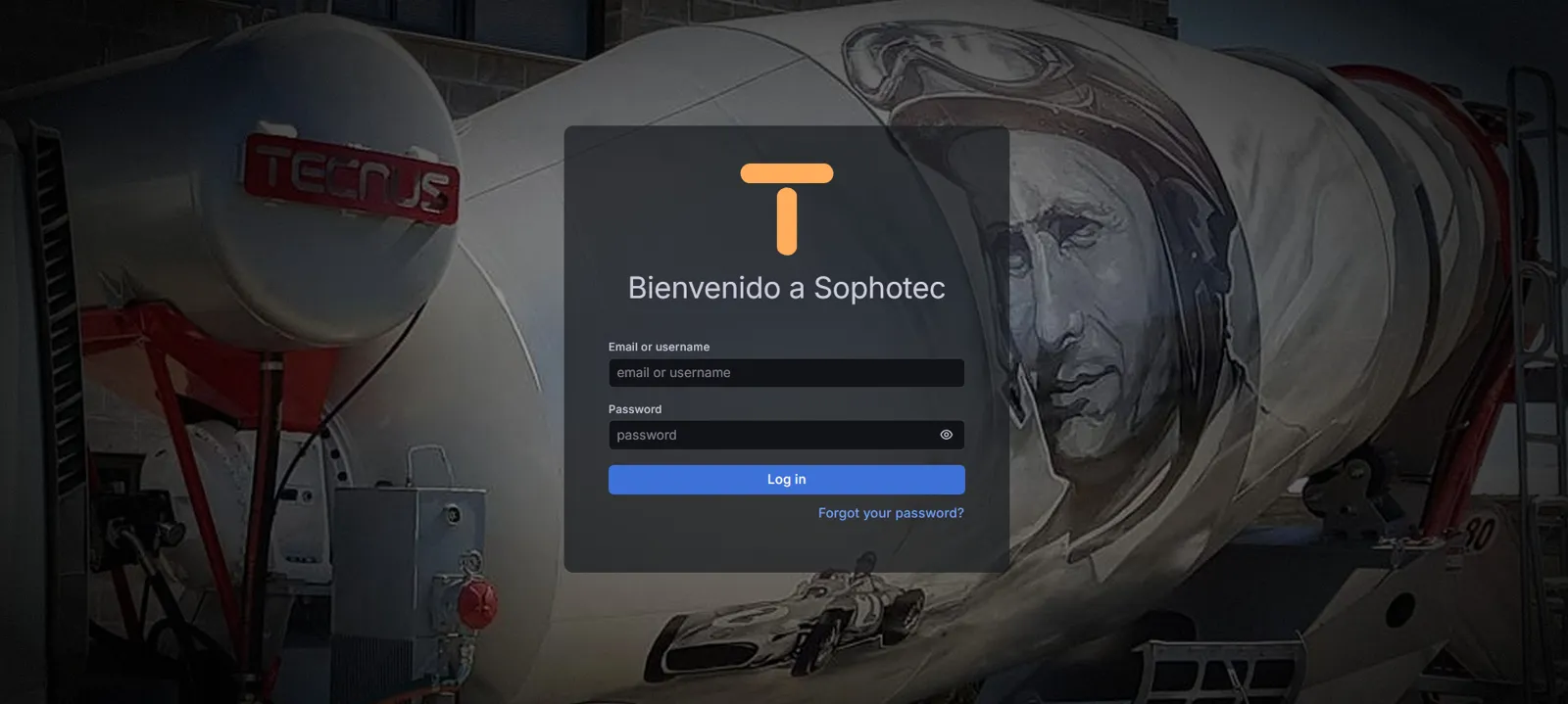 Plataforma Sophotec de telemetría de hormigoneras